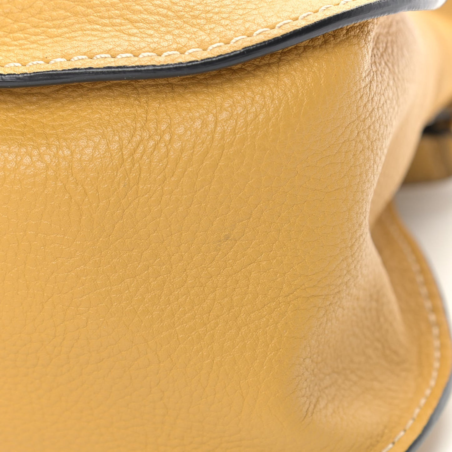 Calfskin Medium Marcie Satchel Curry Yellow