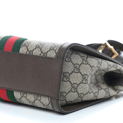 Gucci GG Supreme Monogram Small Ophidia Tote Bag Brown 7 of 9