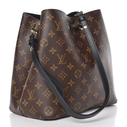 Louis Vuitton Monogram Neonoe MM Black 3 of 10