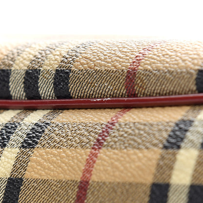 Burberry Haymarket Check Tote Red 13 of 13