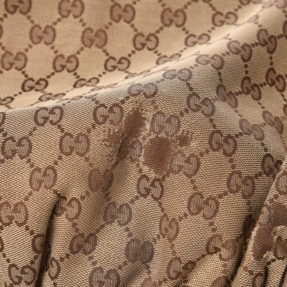 Gucci Monogram Large Jockey Hobo Beige 15 of 19