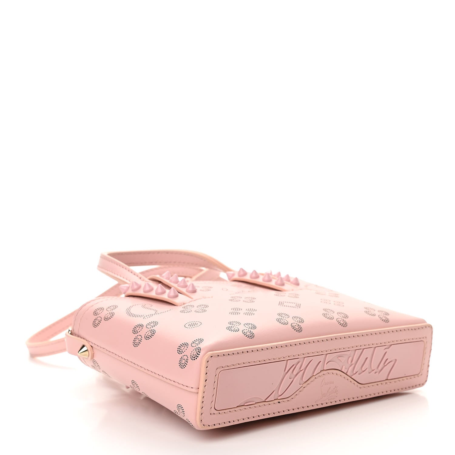 Christian Louboutin Calfskin Loubinthesky Nano Cabata Tote Rosy 4 of 9