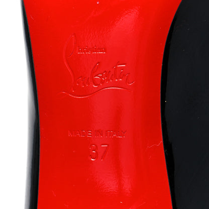 Christian Louboutin Patent Pigalle 85 Pumps 37 Black 6 of 9