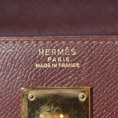 Hermes Courchevel Kelly Sellier 32 Chocolate 19 of 34