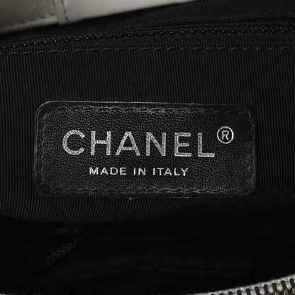 Chanel Glazed Calfskin Quilted Small Chain Me Tote Dark White 6 of 10