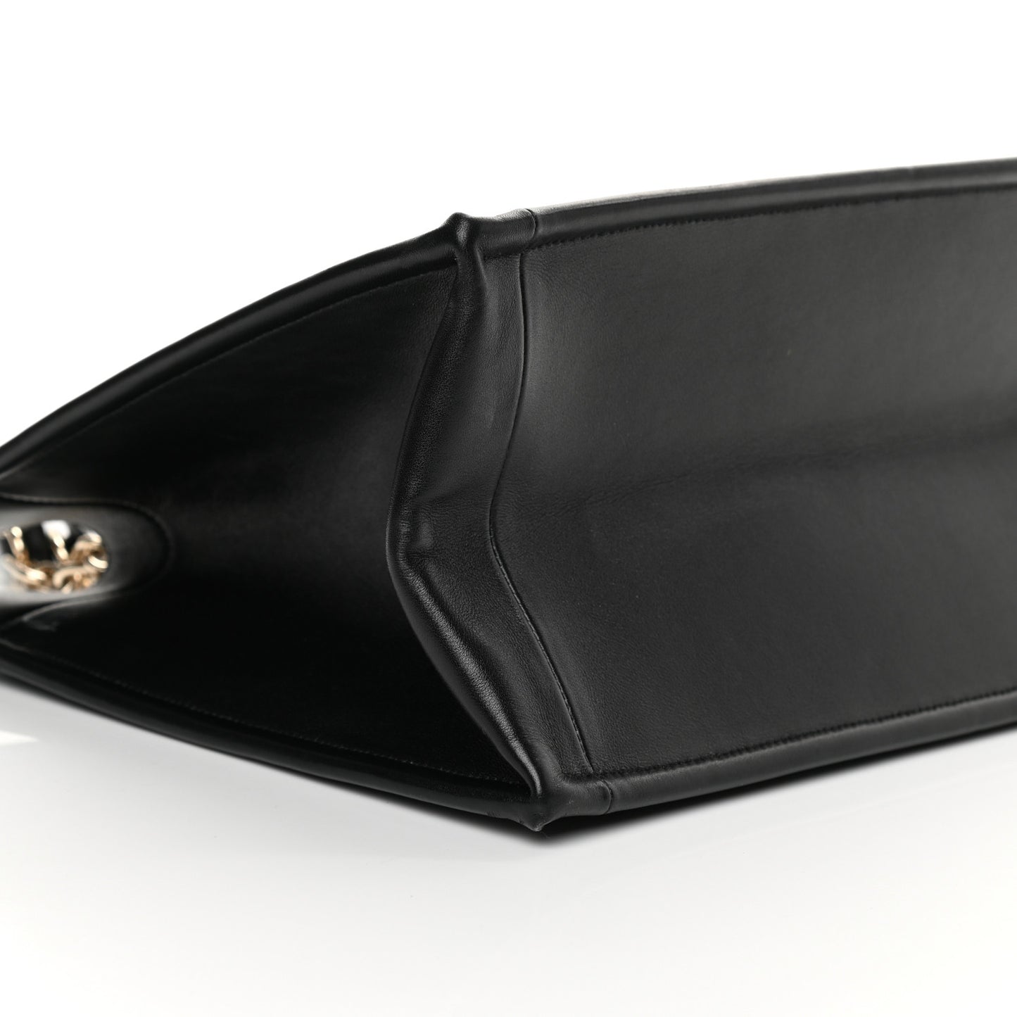 Calfskin Archicannage Medium Essential Tote Black