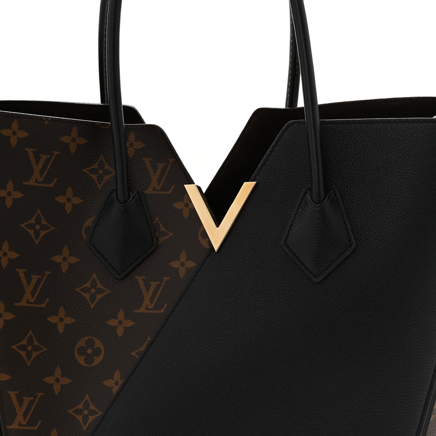 Calfskin Monogram Kimono Tote Black