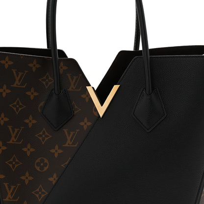 Louis Vuitton Calfskin Monogram Kimono Tote Black 8 of 11