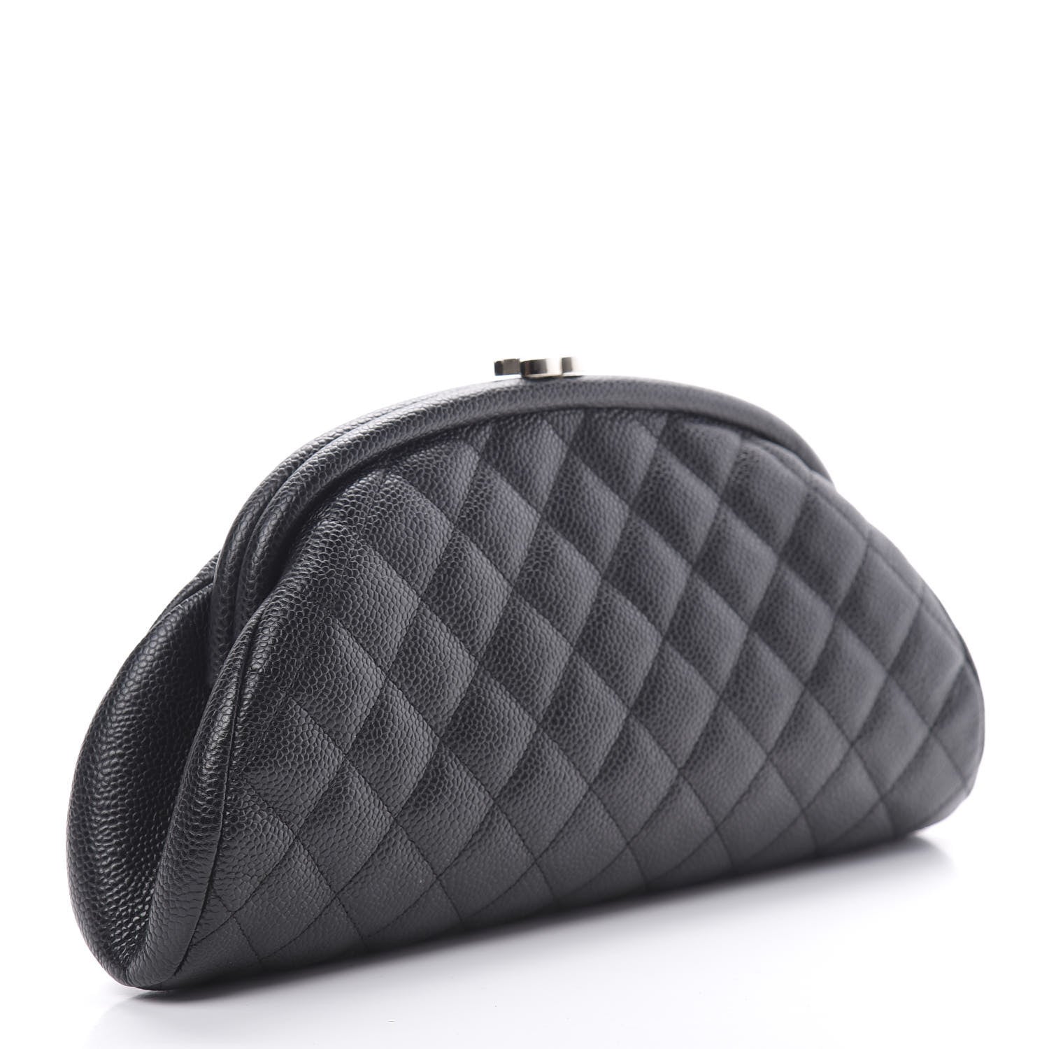 Chanel Caviar Quilted Timeless Clutch Black 3 of 8