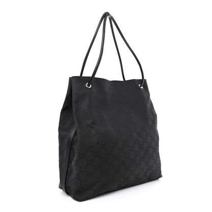 Gucci Nylon Monogram Large Gifford Tote Black 2 of 9