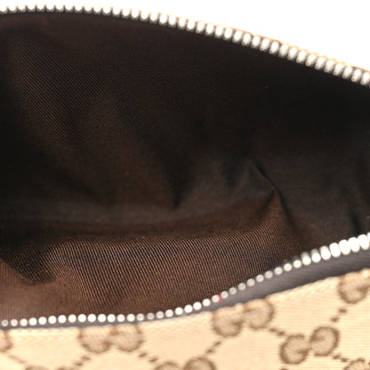 Gucci Monogram Dollar Calfskin Waist Pouch Beige Ebony Testa di Moro Marrone Scuro 6 of 10