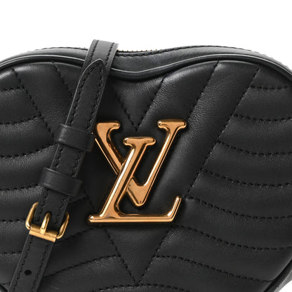 Louis Vuitton Calfskin New Wave Heart Bag Black 7 of 9