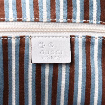 Gucci Monogram Tote Turquoise White 6 of 11