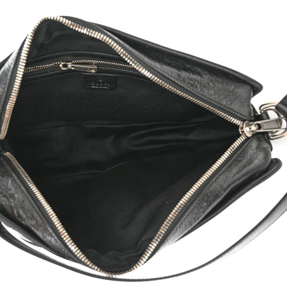 Gucci Fluffy Calfskin Morpheus Shoulder Bag Black 5 of 10