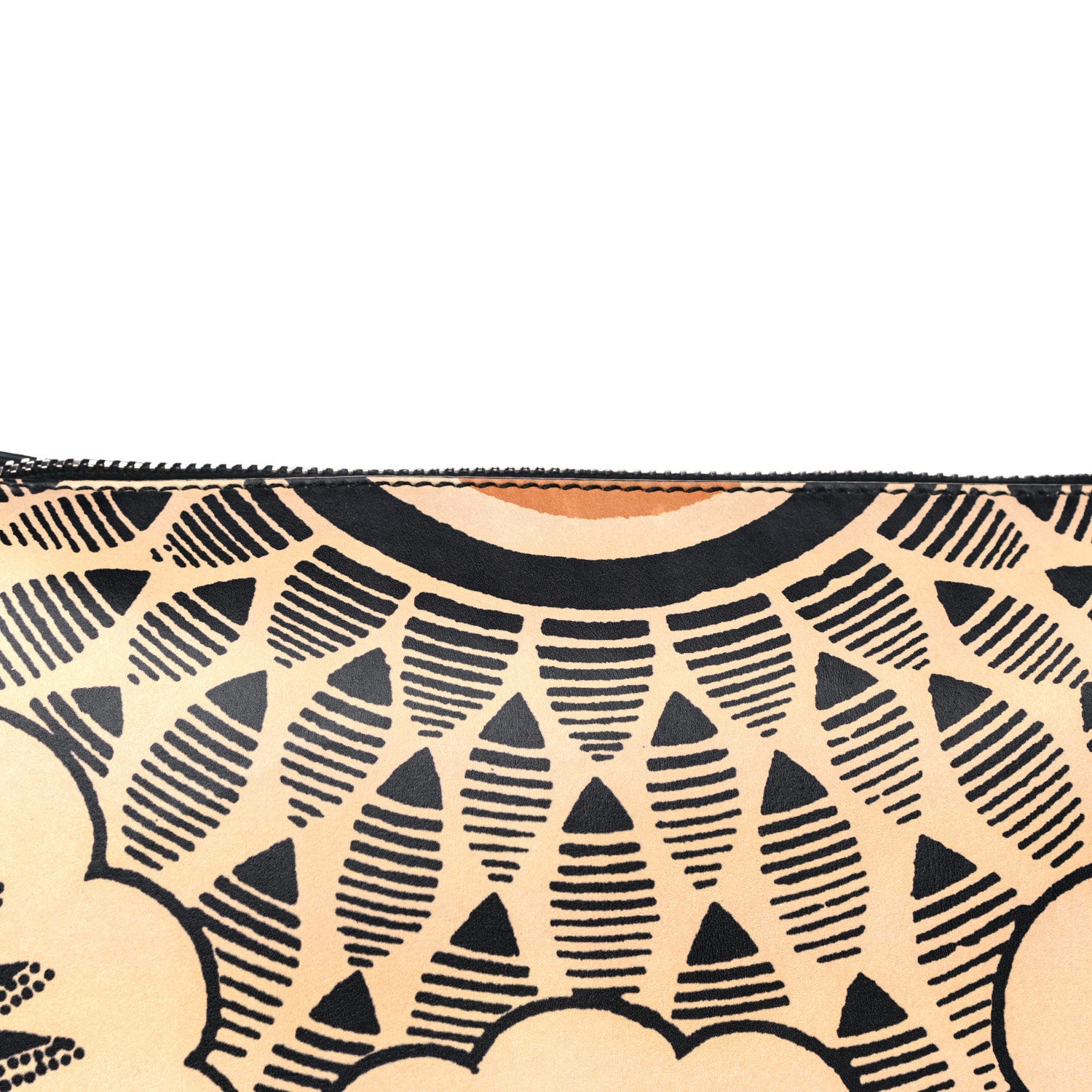 Valentino Garavani Calfskin Floral Print Mime Hobo Brown 6 of 8