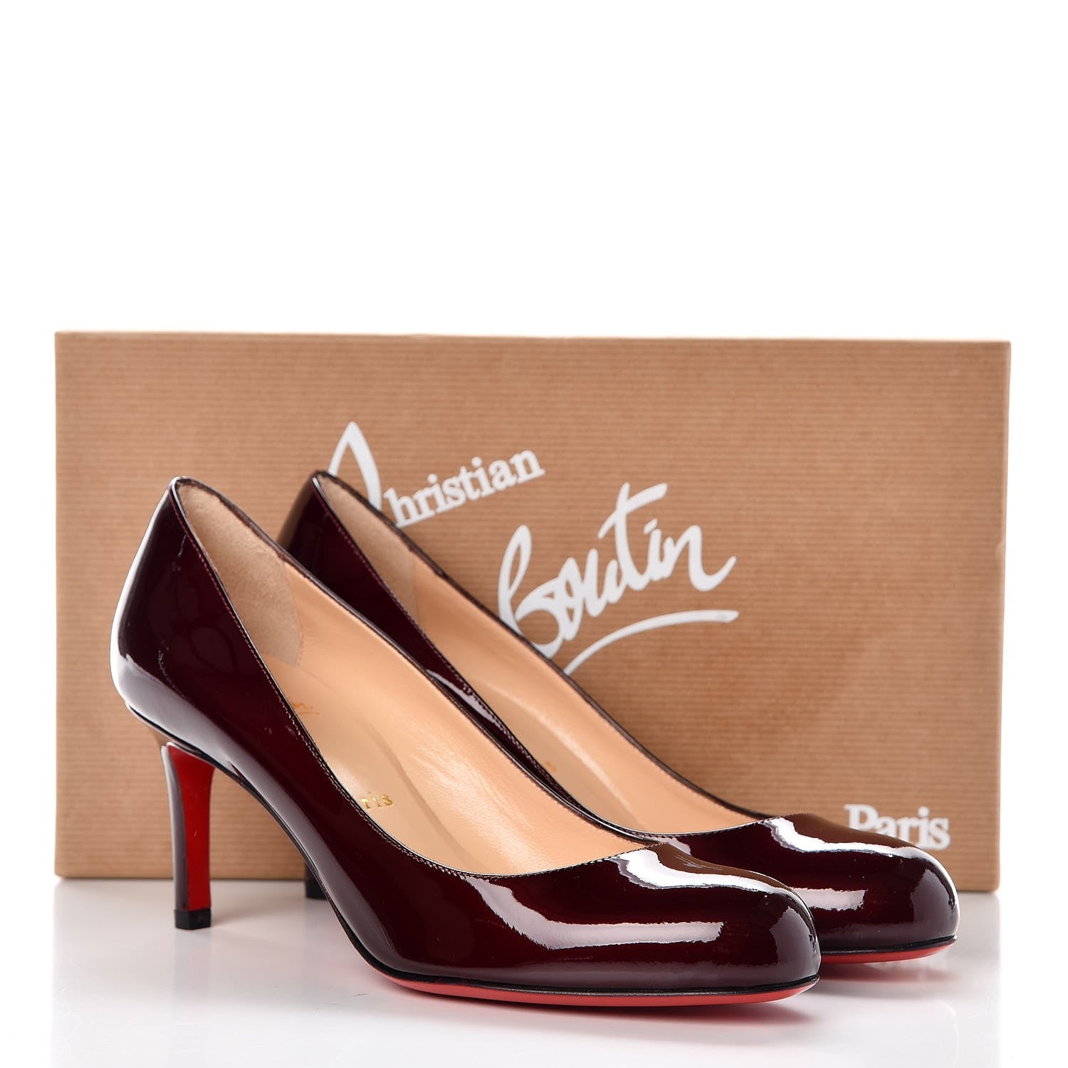 Christian Louboutin Patent Simple 70 Pumps 37 Orthodoxe 8 of 8