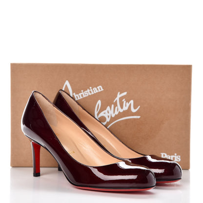 Christian Louboutin Patent Simple 70 Pumps 37 Orthodoxe 8 of 8