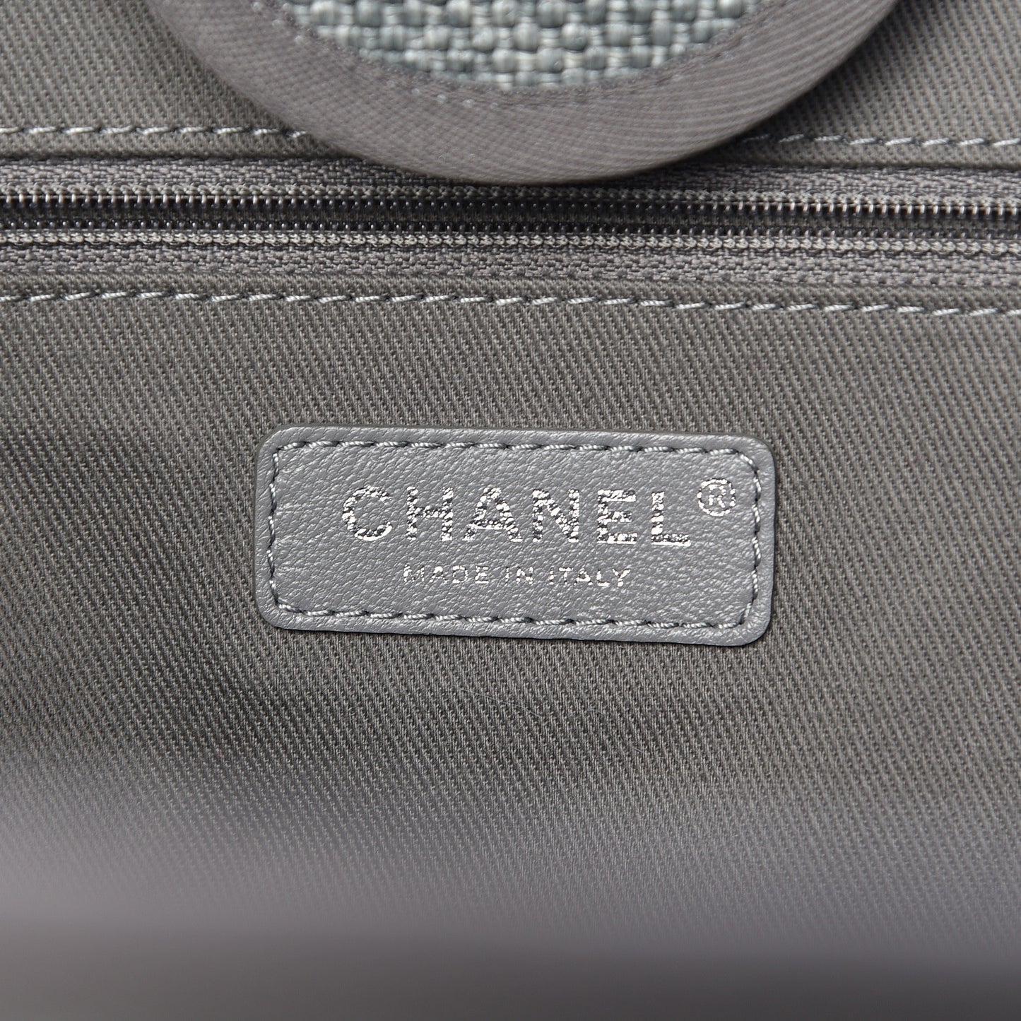 Canvas Large Deauville Tote Grey