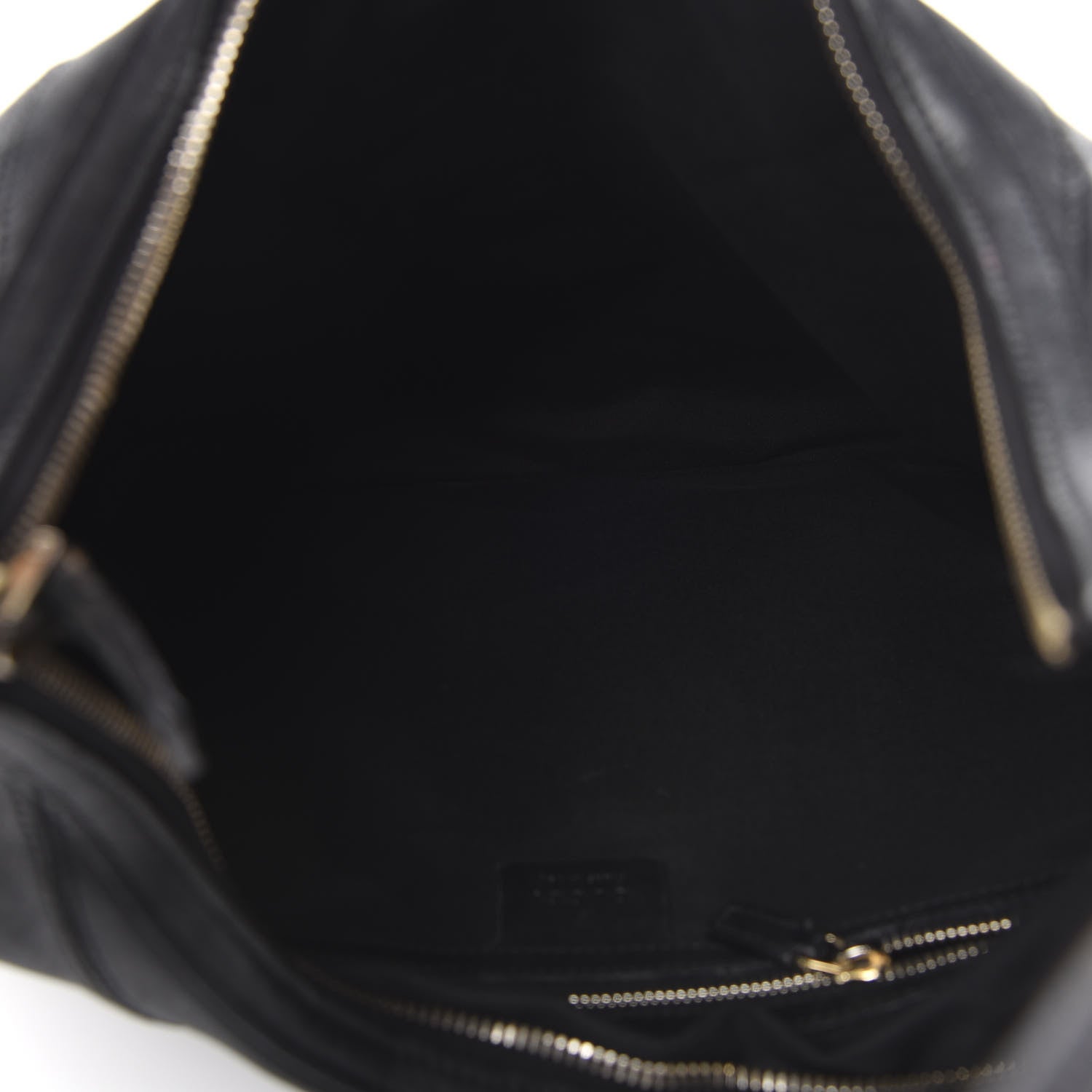 Gucci Calfskin Horsebit Chain Hobo Black 5 of 13
