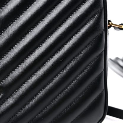 Saint Laurent Calfskin Matelasse Monogram Lou Camera Bag Black 12 of 12
