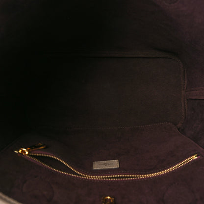Louis Vuitton Empreinte Monogram Giant Neverfull MM Tourterelle 6 of 9
