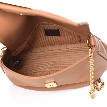 Fendi Vitello Flamingo Enamel Fendista Pouchette Crossbody Orzo 5 of 10