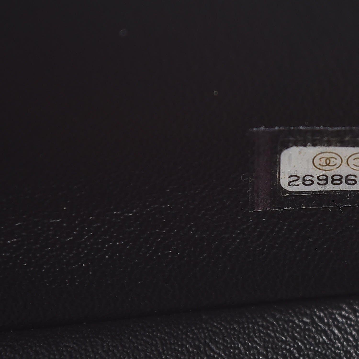Chanel Lambskin Quilted Mini Square Flap Black 7 of 10