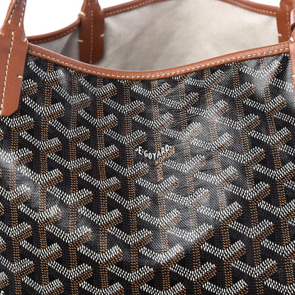 Goyard Goyardine Saint Louis GM Black Gold 10 of 11