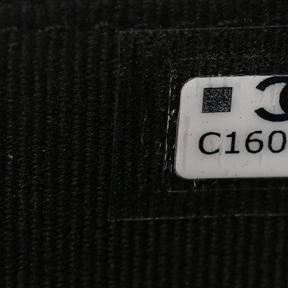 Chanel Shiny Caviar Quilted Flap Charm Wallet On Chain WOC Black 9 of 13