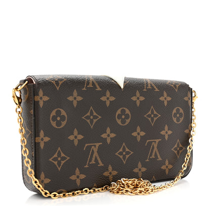 Louis Vuitton Monogram Lovely Birds Pochette Felicie Chain Wallet 4 of 13