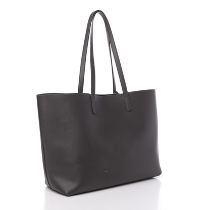 Saint Laurent Calfskin Large Shopping Tote Dark Grey 3 of 18