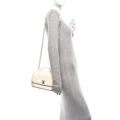 Chanel Caviar Quilted Medium Business Affinity Flap White 2 of 11