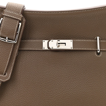 Hermes Taurillon Clemence Jypsiere 34 Etoupe 8 of 13