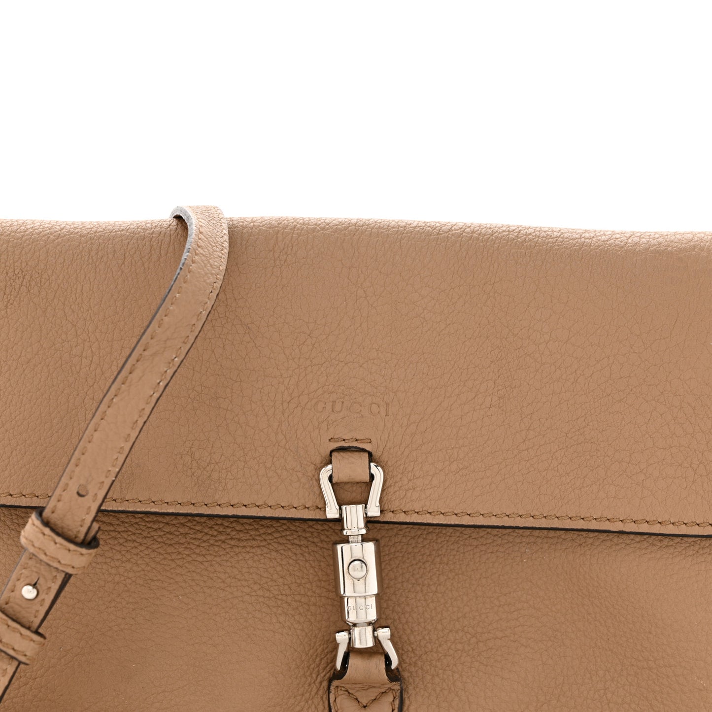 Grand Prix Calfskin Small Jackie Shoulder Bag Classic Camel