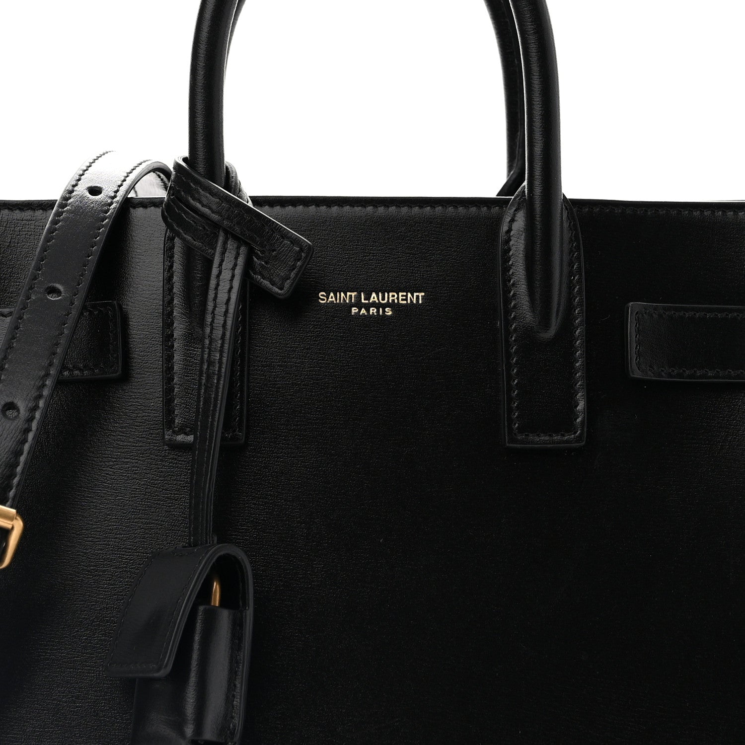 Saint Laurent Calfskin Nano Sac De Jour Black 8 of 10