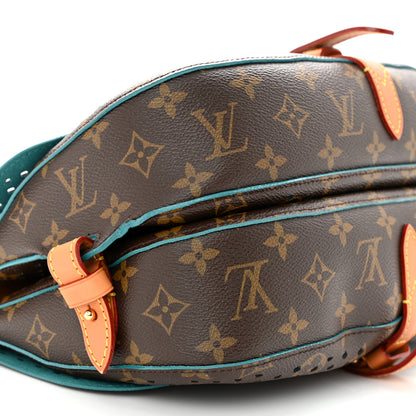 Louis Vuitton Monogram SC Flore Saumur Teal 8 of 9