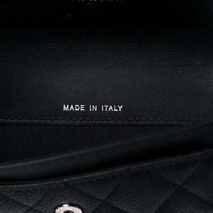 Chanel Caviar Quilted Boy Flap Card Holder Black 7 of 9