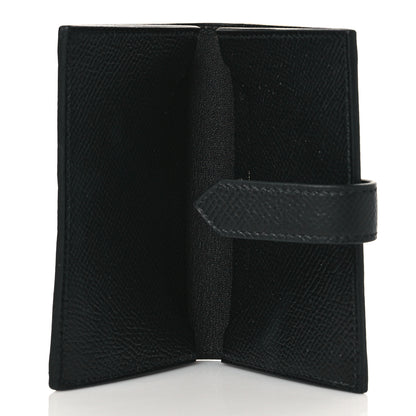 Hermes Epsom Monochrome Bearn Card Holder Wallet Black 5 of 9