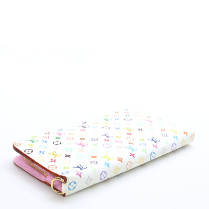 Louis Vuitton Monogram Multicolor Insolite Wallet White Litchi 4 of 8