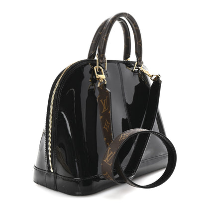Louis Vuitton Patent Monogram Alma PM Black 3 of 9
