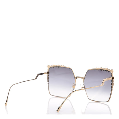 Fendi Metal Dots Square Sunglasses FF 0259/S Grey 4 of 6