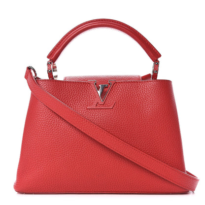 Louis Vuitton Taurillon Capucines BB Rubis 1 of 14