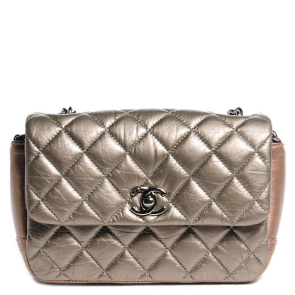 Chanel Calfskin Lady Pearly Mini Flap Silver 1 of 8