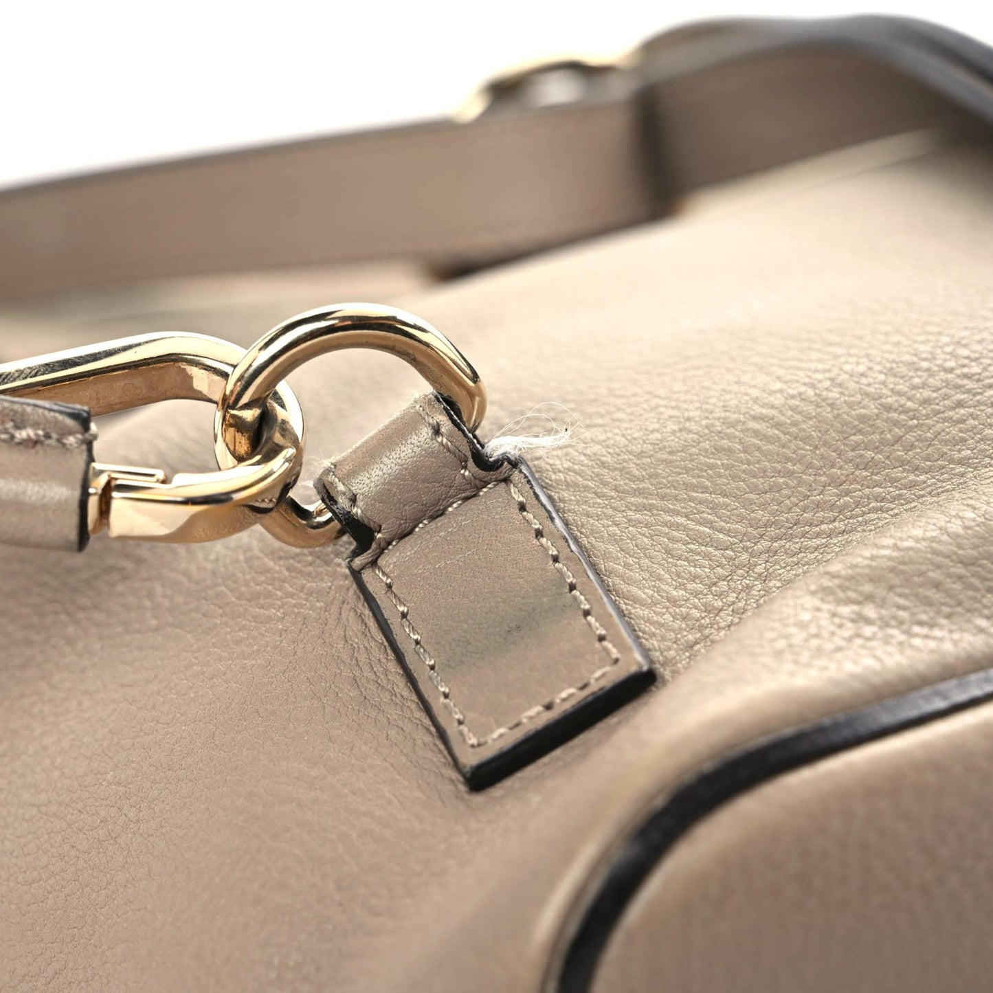 Suede Calfskin Medium Faye Backpack Motty Grey