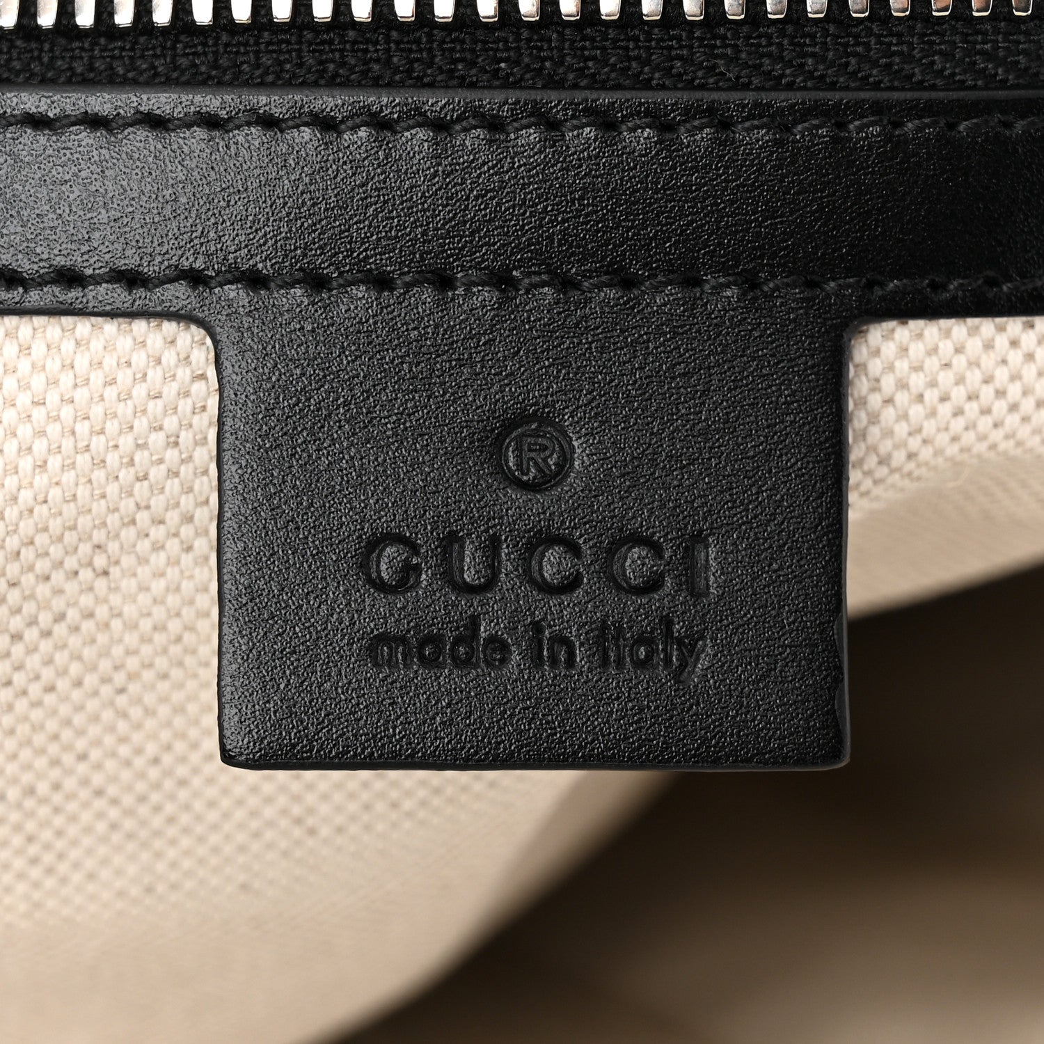 Gucci Calfskin GG Tennis Embossed Backpack Black 6 of 10