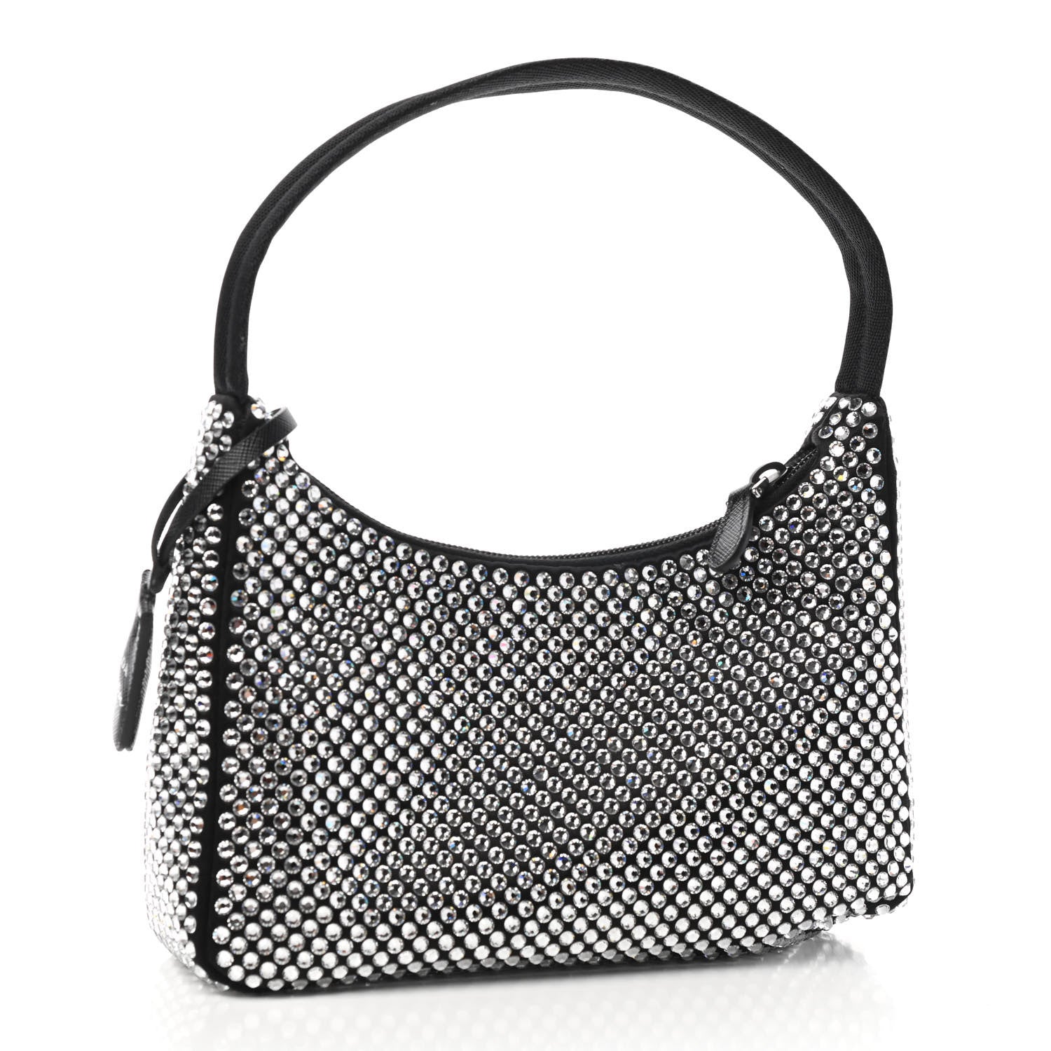 Prada Satin Crystal Mini Re-Edition 2000 Bag Cristal 2 of 8