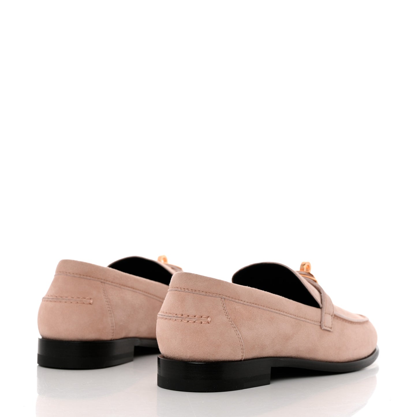 Suede Goatskin Womens Destin Loafers 36 Rose Aube