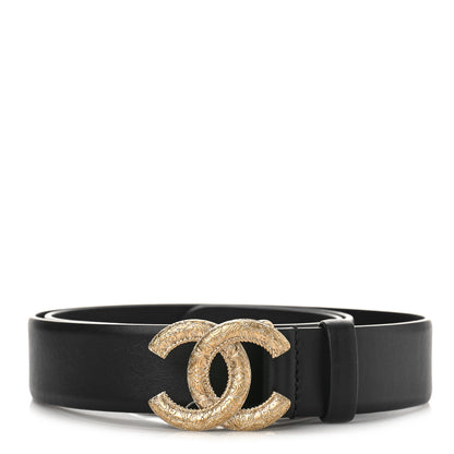 Chanel Lambskin CC Belt 85 34 Black 1 of 6