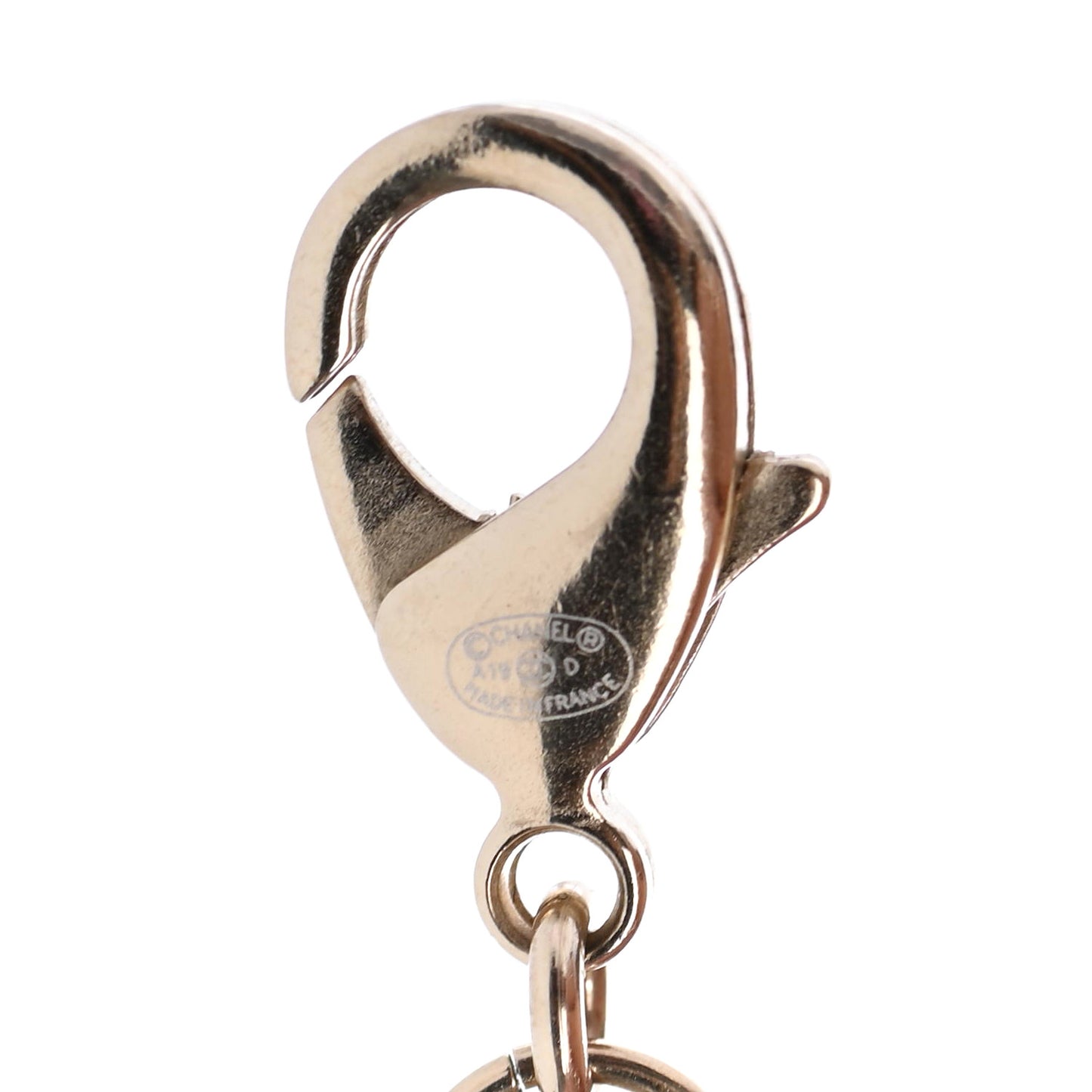 x Pharrell Williams Crystal Logo Necklace Gold
