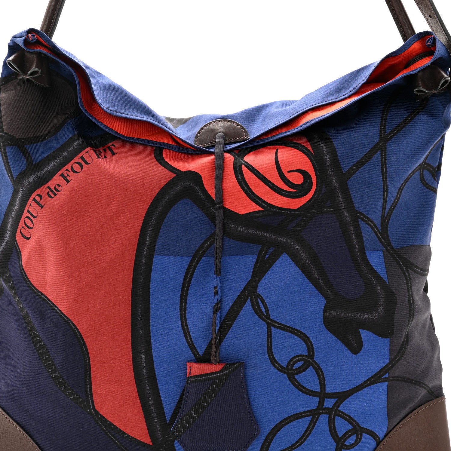 Hermes Silk Barenia Coup de Fouet Silky City Bag 1822687